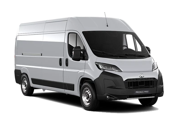 Vue latérale du fourgon TOYOTA PROACE MAX - 2024 – modèle utilitaire aménageable